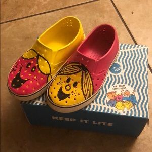 Native girls miles print slip-on sneaker size C12